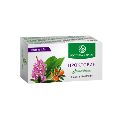 Фітосвічки «Проктирин», 10 шт