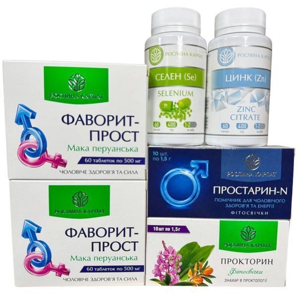 Комплекс для потенції та чоловічого здоров'я від Рослина Карпат
